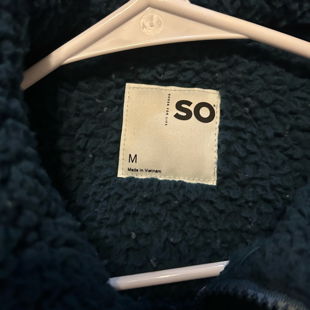 SO Women's Teddy Jacket - Dark Blue